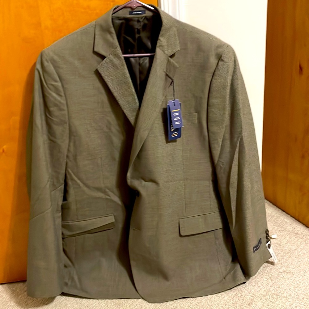 Men’s suit jacket 48 reg in brown